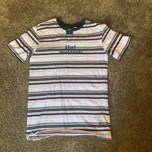 Huf Worldwide striped tee